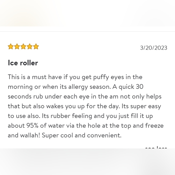 From Your Feed Ice Roller for Face, Pink, Facial Massage to Reduce Puffiness - Picture 8 of 9